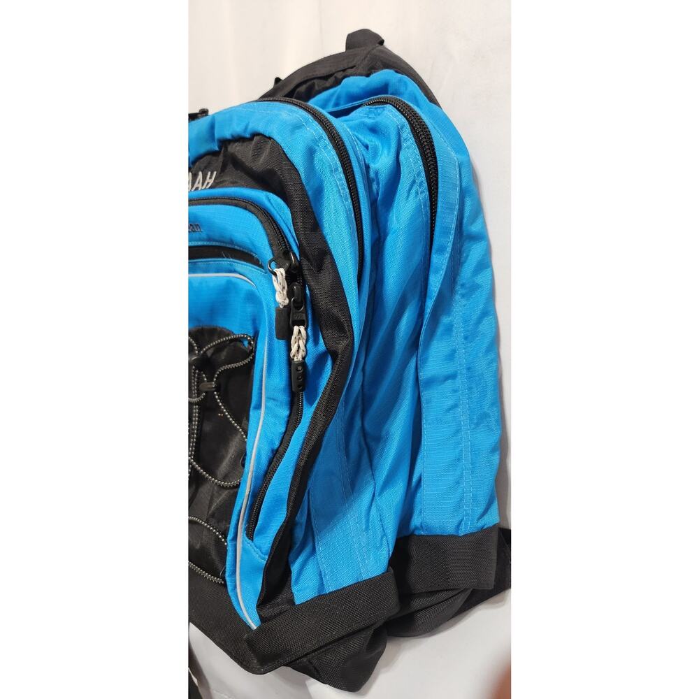 Vintage LL Bean Sling Bag Backpack Blue/ Black Outdoors Very Clean Embroidered - Picture 6 of 6